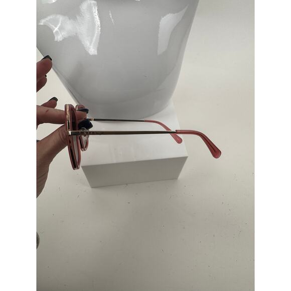 DIFF NWOT Pink & Gold Genevive Oversized Sunglasses With Case - Picture 6 of 15